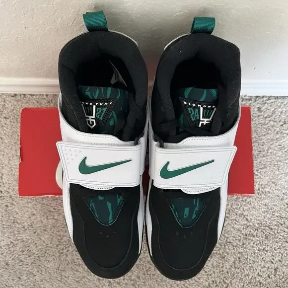Nike Air Diamond Turf Deion Sanders Emerald Retro Shoes Sz 9.5 Men IB2240-001